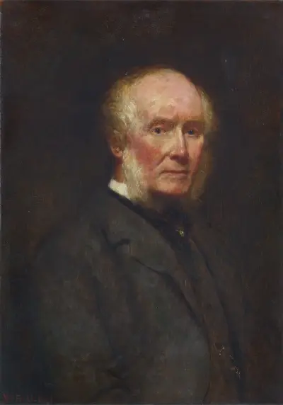 Self-Portrait At The Age Of 83 av William Powell Frith