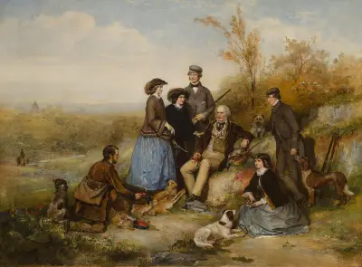 The Shooting Party av William Powell Frith