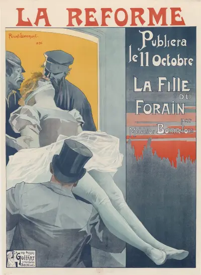 La Réforme publiera le 11 octobre La fille du forain par Melchior Bonnefois av Henri Privat-Livemont