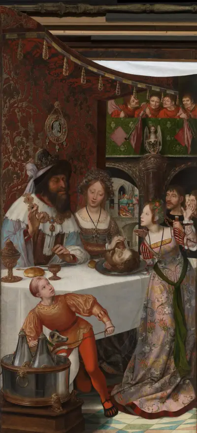 Beheading of John the Baptist av Quentin Massys