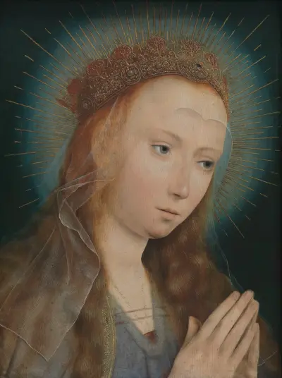 Virgin at Prayer av Quentin Massys