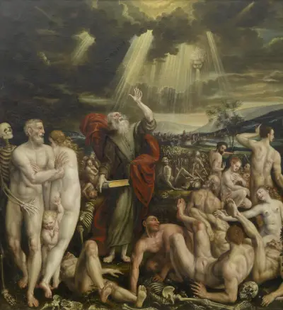 Vision Of The Prophet Ezekiel av Quentin Massys