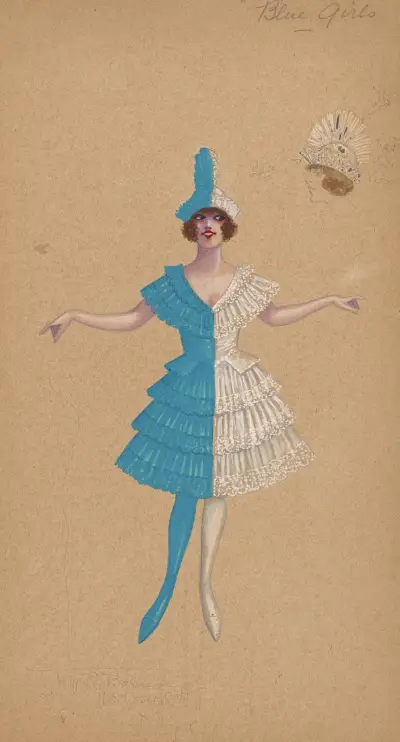 Blue Girls av Will R. Barnes