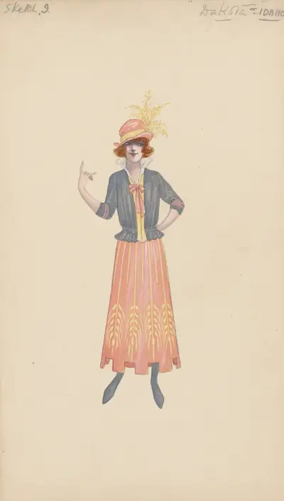 Dakota or Idaho-Sketch av Will R. Barnes