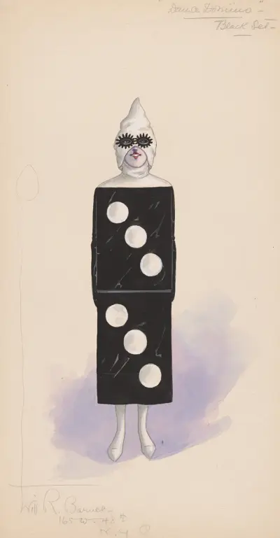 Dance Dominos; Black Set av Will R. Barnes
