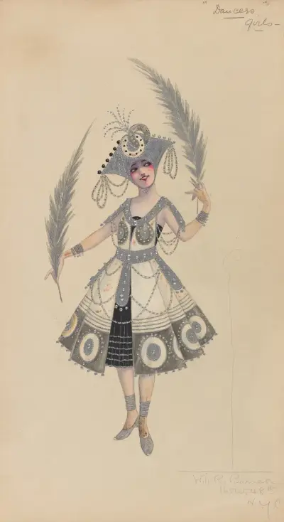 Dancers-Girls av Will R. Barnes
