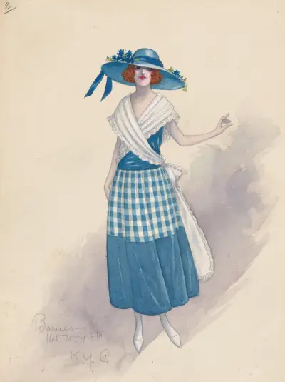 Gingham girl av Will R. Barnes
