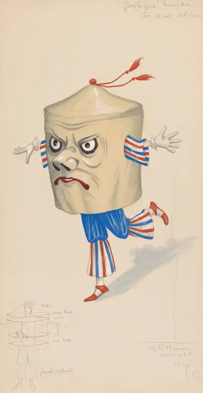 Grotesque Number-For Male Chorus av Will R. Barnes