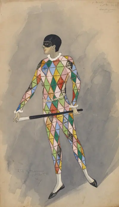 Male Chorus-Act II Sc I-Harlequin av Will R. Barnes