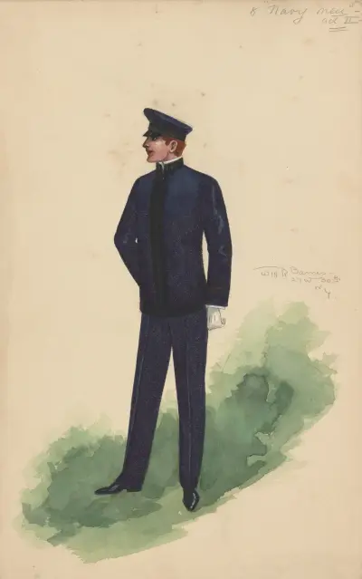Navy Men-Act II av Will R. Barnes