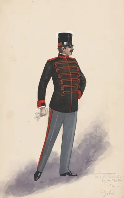 Officersdräkt av Will R. Barnes