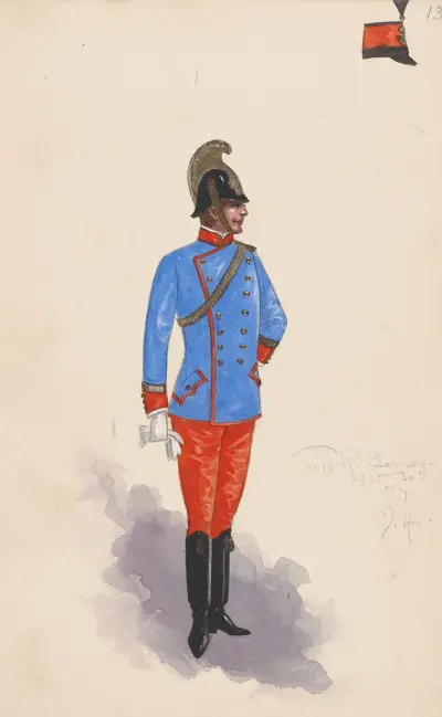 Officersdräkt av Will R. Barnes