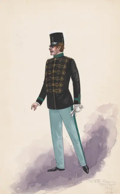 Officersdräkt av Will R. Barnes