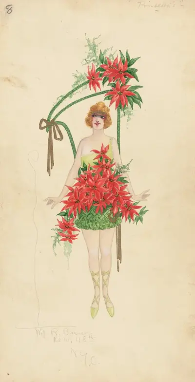 Poinsettias av Will R. Barnes