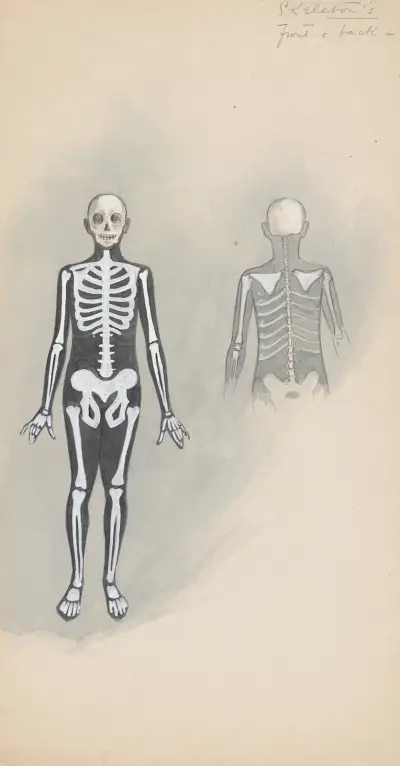 Skeletons – front & back av Will R. Barnes
