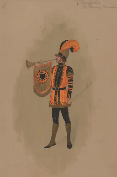 Trumpeters (Burning Mountain), 1912 – nr 1 av Will R. Barnes