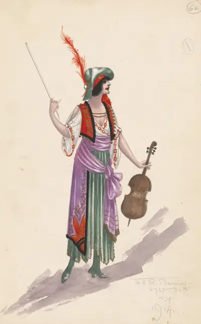 Violin Girl; Act II, von Will R. Barnes