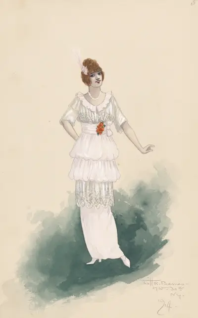 Strój kobiety, 1914 – nr 1, Will R. Barnes