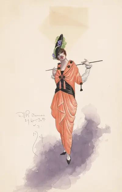 Strój damski, 1914 – nr 1, Will R. Barnes