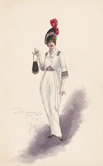 Strój kobiecy, 1914 – nr 8, Will R. Barnes
