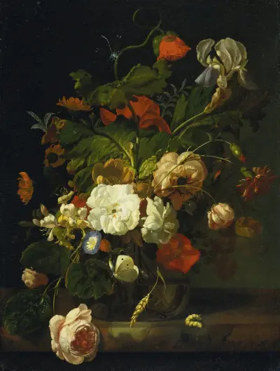 Still Life With Bouquet Of Flowers av Rachel Ruysch