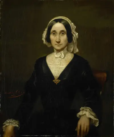 Portrait of Mrs. W.J.S. van Alphen, Baroness van Reede van Oudtshoorn av Raden Saleh