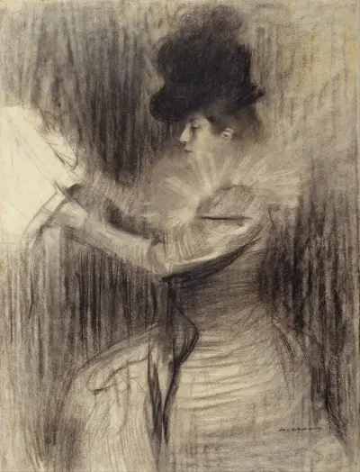 Female Figure av Ramón Casas