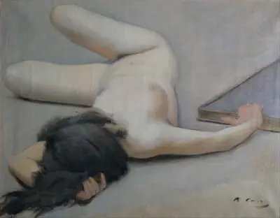 Weiblicher Akt von Ramón Casas