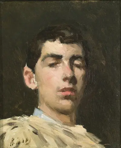 Self-Portrait, 1882 av Ramón Casas