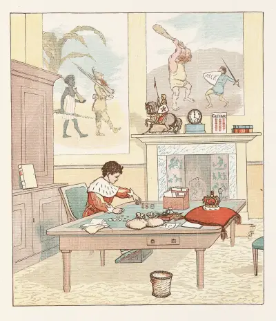Sing a song for Sixpence Pl.6 av Randolph Caldecott