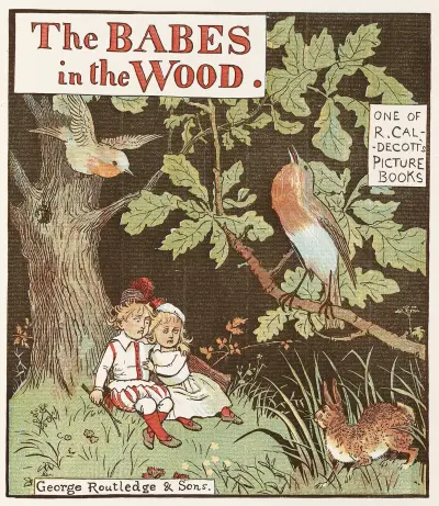 The Babes in the Wood Pl 01 av Randolph Caldecott