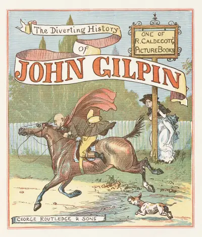 The Diverting History of John Gilpin pl1 av Randolph Caldecott