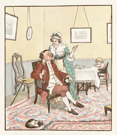The Diverting History of John Gilpin pl2 av Randolph Caldecott