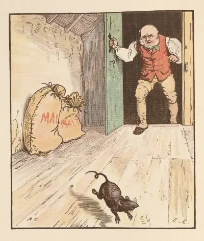 The House that Jack Built Pl.3 av Randolph Caldecott