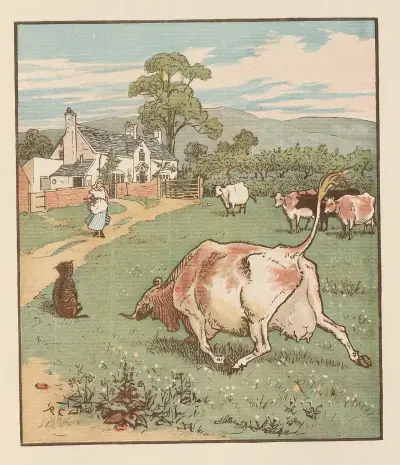 The House that Jack Built Pl.6 av Randolph Caldecott