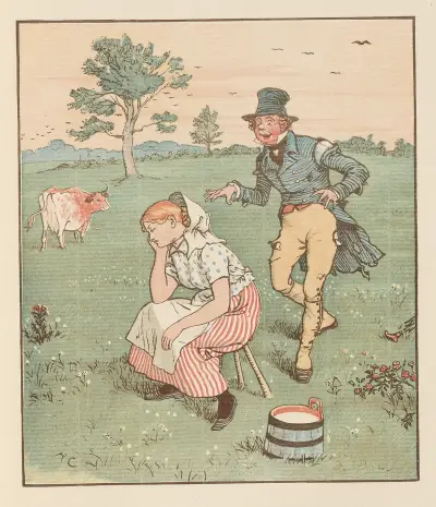 The House that Jack Built Pl.7 av Randolph Caldecott