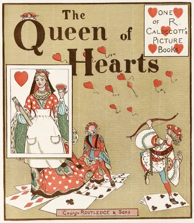 The Queen of Hearts Pl 1 av Randolph Caldecott