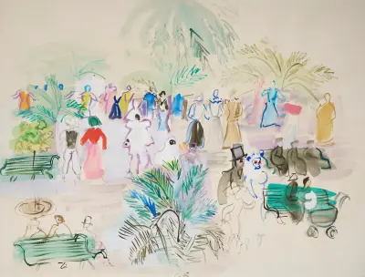 Maskeradbal i Perpignan av Raoul Dufy