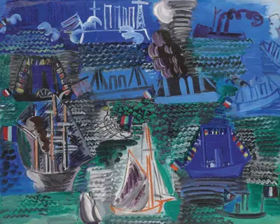 Bateaux av Raoul Dufy