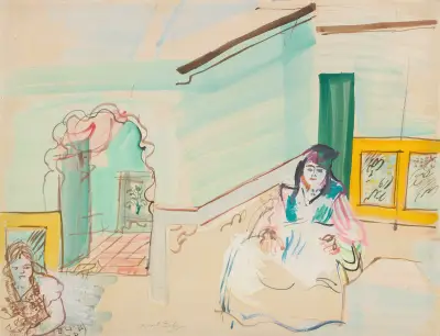 I ett marockanskt hem av Raoul Dufy
