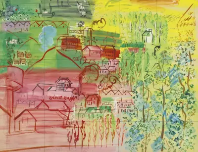 Studie för den elektriska feen av Raoul Dufy