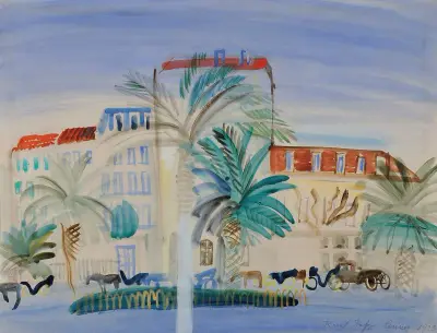 Hôtel à Cannes av Raoul Dufy