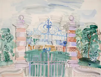 Ludvig XIII:s gård av Raoul Dufy