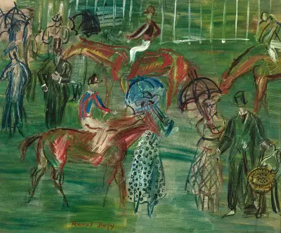 La pelouse av Raoul Dufy