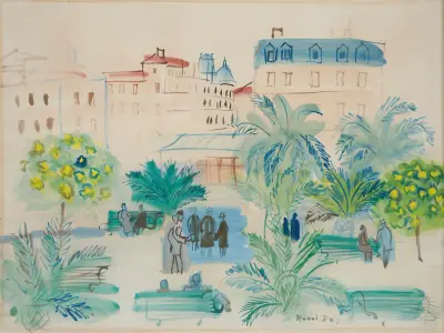 La Place Arago av Raoul Dufy