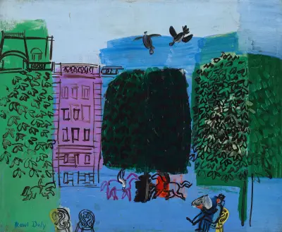 L’avenue du bois av Raoul Dufy
