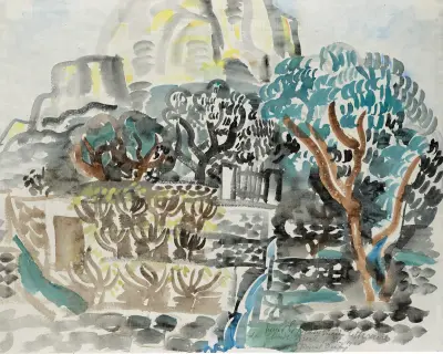 Le Baou de Saint-Jeannet av Raoul Dufy