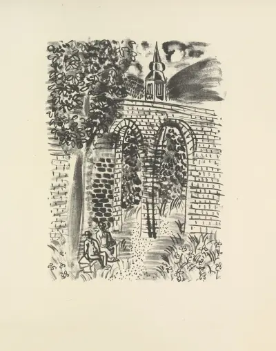 Den mördade poeten Pl.02 av Raoul Dufy