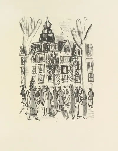 Den mördade poeten pl. 06 av Raoul Dufy