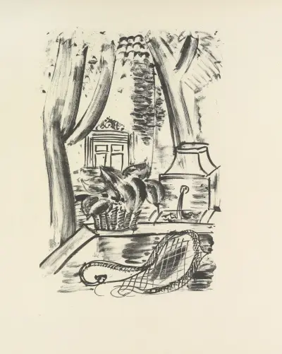 Den mördade poeten Pl.09 av Raoul Dufy